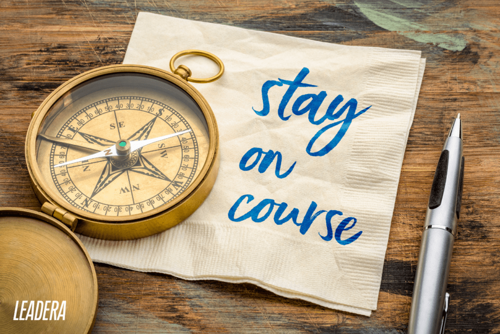 Stay on Course Image for Blog